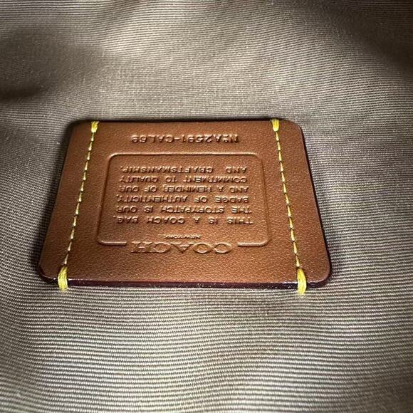 Coach Mini Rowan Crossbody Bag With Floral Print In Canvas/Chalk CAL69 NWT - Picture 9 of 12